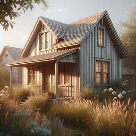 Exterior of an older Virginia home showing signs of wear