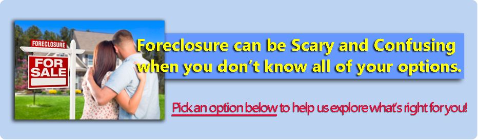 Foreclosure can be scary and confusing. Choose an option below to learn how to Stop Foreclosure.