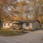 Manufactured home in a Michigan setting