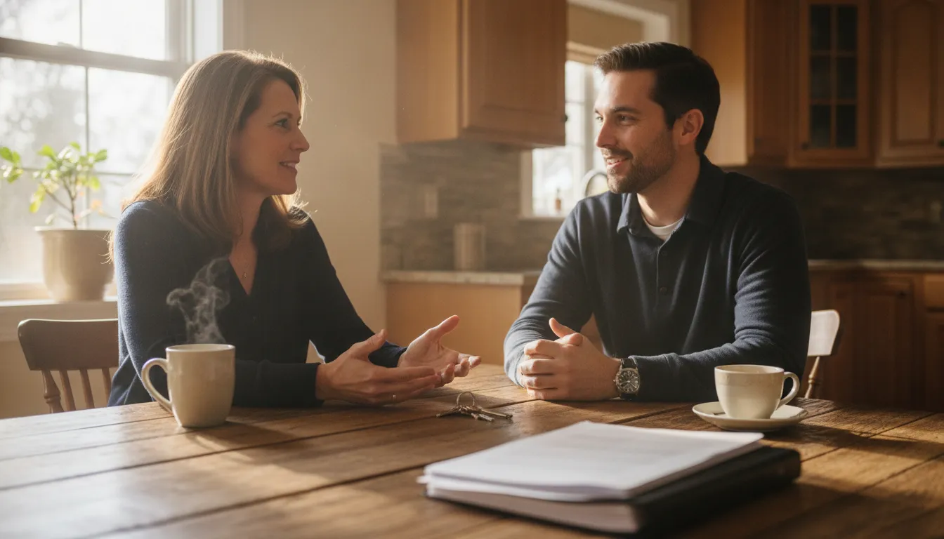 Michigan homeowner reviewing a cash home sale timeline