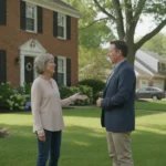 Michigan homeowner discussing a fast cash home sale