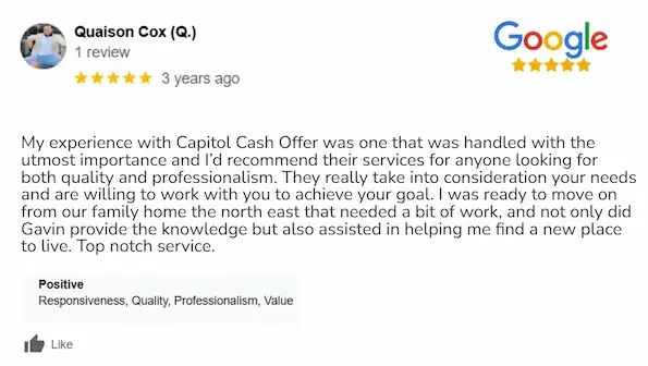 sell my house fast for cash DC, MD, VA & SC