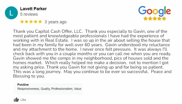 need to sell my house for cash DC, MD, VA & SC