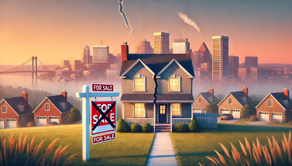 House Won’t Sell During A Divorce in Baltimore