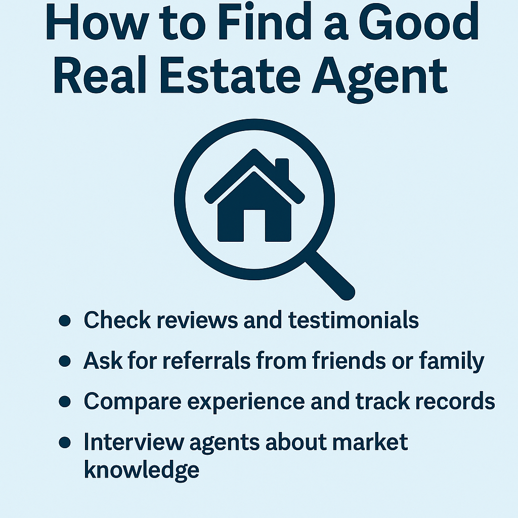 how to find a good real estate agent