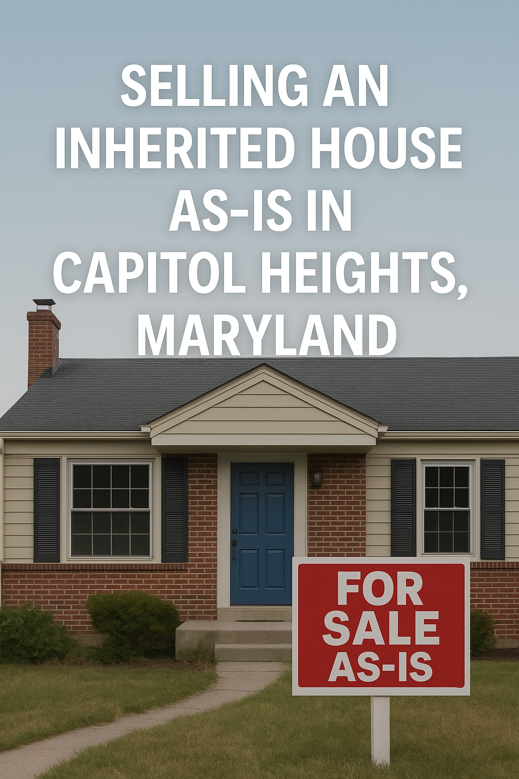 Selling an Inherited House As-Is in Capitol Heights Maryland