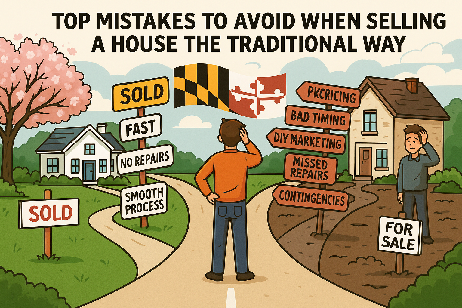 Top Mistakes to Avoid When Selling a House the Traditional Way