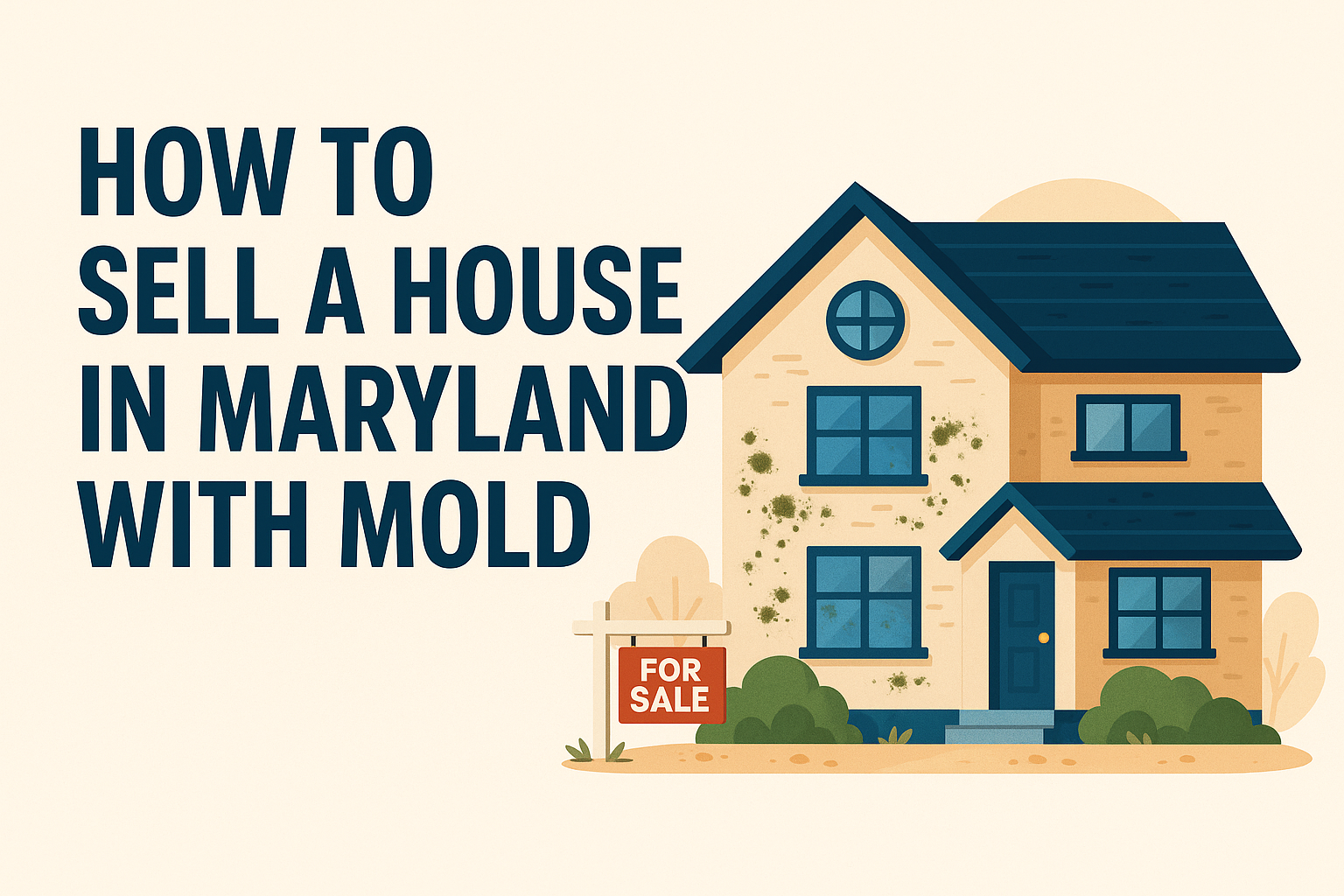 how to sell a house in Maryland with mold