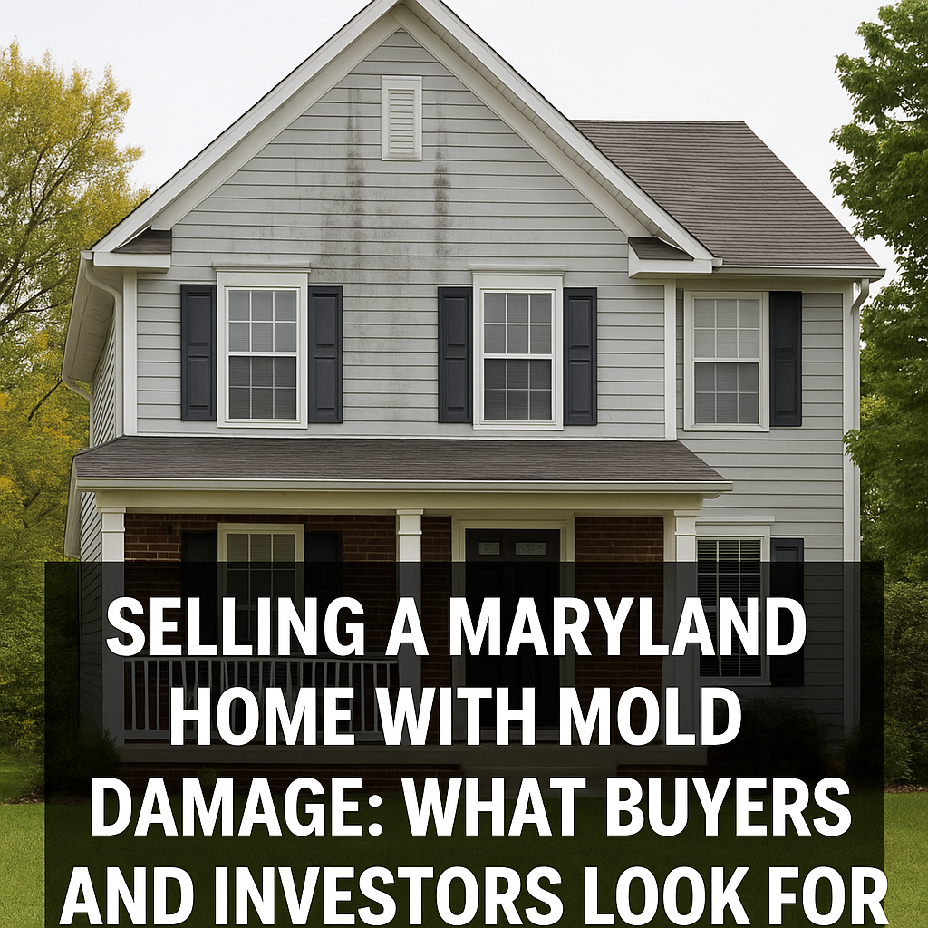 selling a Maryland home with mold damage
