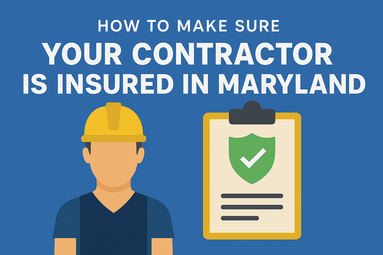 How to Make Sure Your Contractor is Insured in Maryland