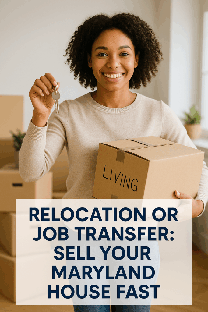 Relocation or Job Transfer Sell Your Maryland House Fast