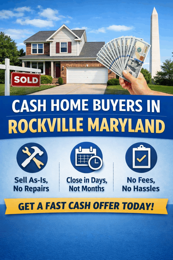 Cash offers for Rockville homes