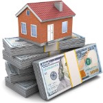 Costs To Sell Your Home | house on pile of cash
