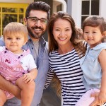 First time home sellers | smiling family