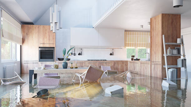 Image of flooded home. Sell Flooded House Fast