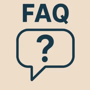 FAQ icon with a bold question mark inside a speech bubble, used for common home seller questions in Vallejo, CA