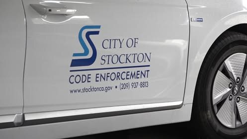 City of Stockton Code Enforcement Vehicle