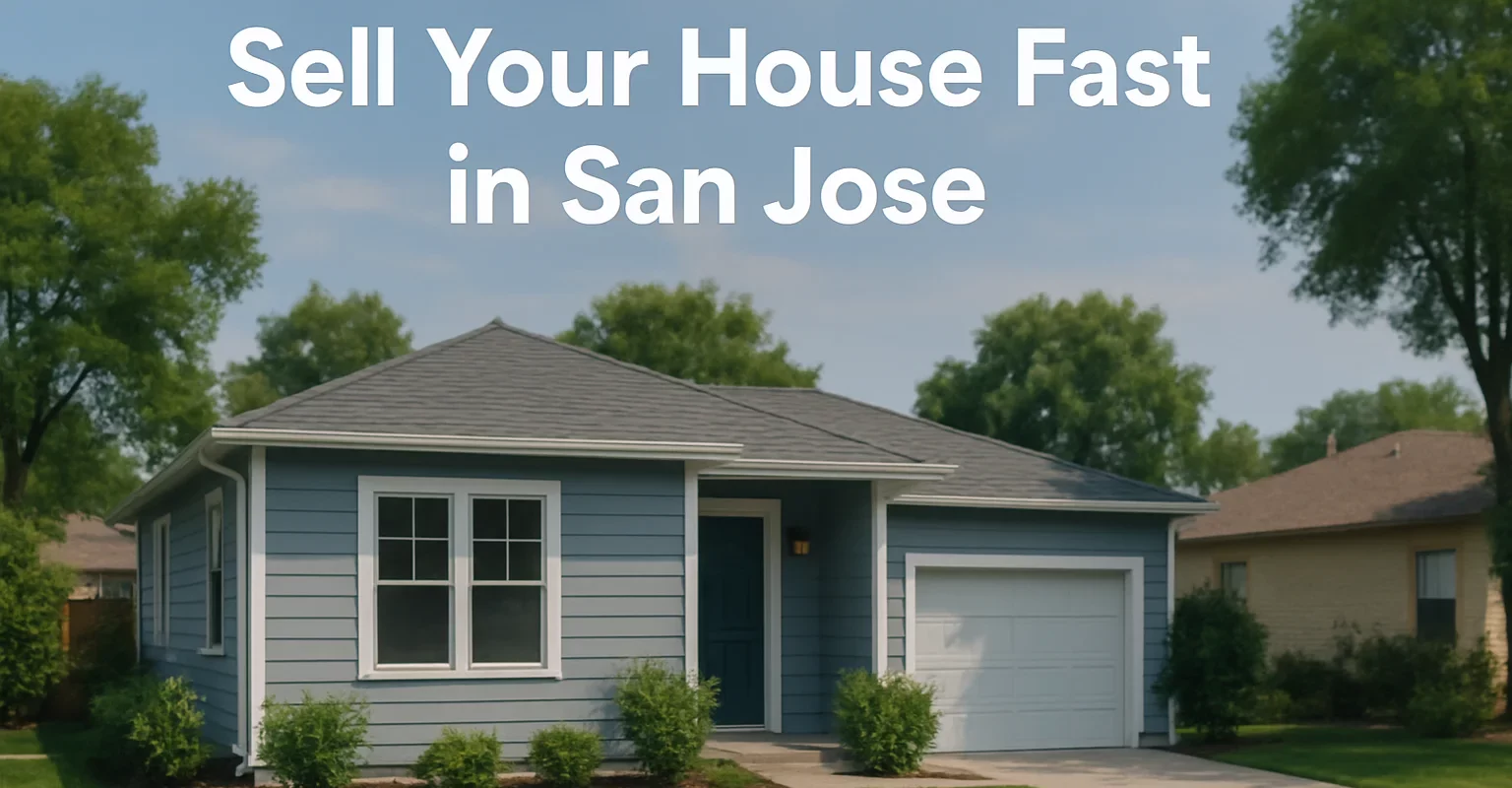 Charming San Jose CA home with blue sky and greenery, ideal for cash house buyer offering fast, as-is home sales