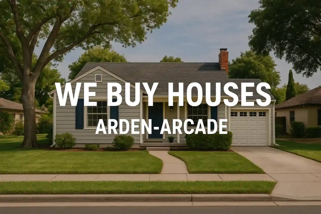 Sell my house fast in Arden-Arcade Sacramento – we buy houses for cash in any condition with quick closings.