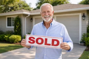 Happy homeowner in Folsom after selling a rental property to R&H Distressed Properties