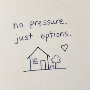 no pressure, just options image. cash homebuyers sacramento