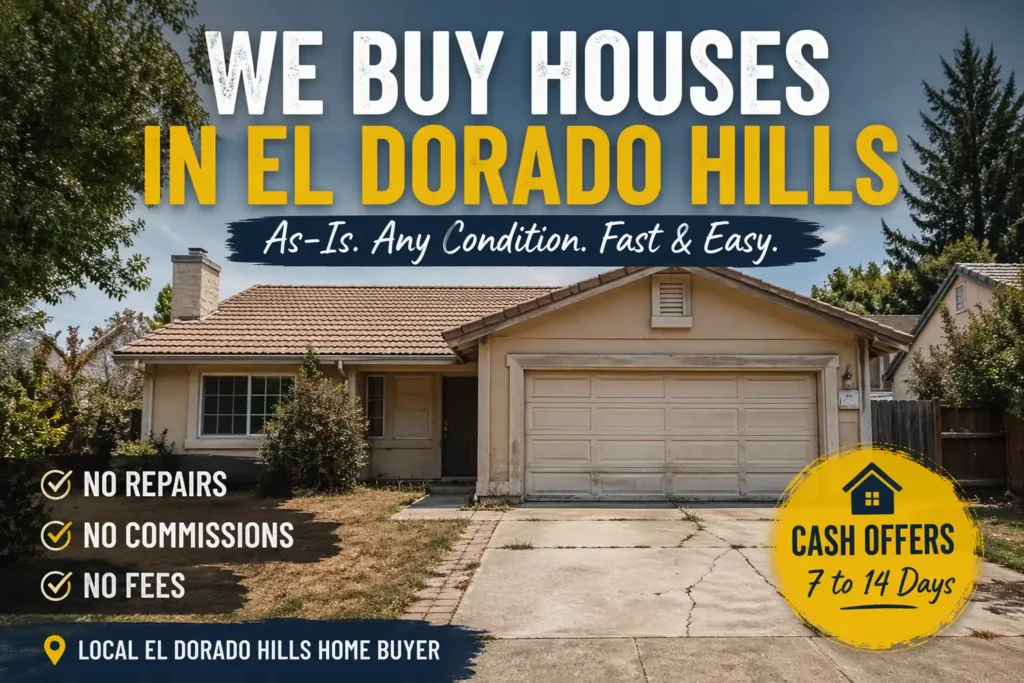 sell my house fast el dorado hills ca as is house no repairs cash home buyer