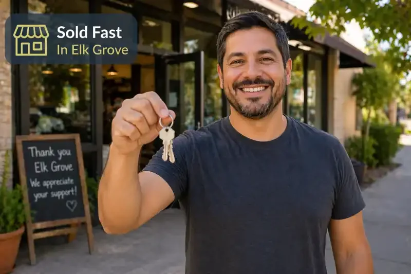 smiling homeowner elk grove ca sell your house fast we buy houses in any condition