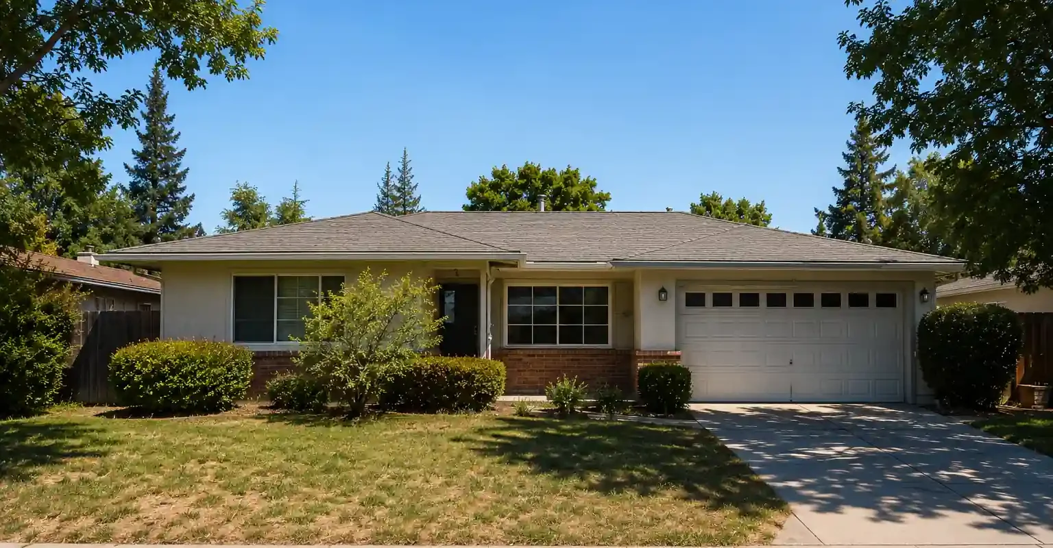 Original condition ranch style home in Berryessa San Jose California with mature trees and quiet suburban neighborhood for sell my house fast