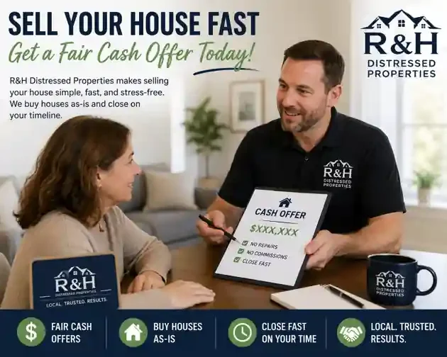 We buy houses in Danville CA cash offer consultation between a homeowner and R&H Distressed Properties, providing a fast and hassle-free way to sell a house as-is for cash