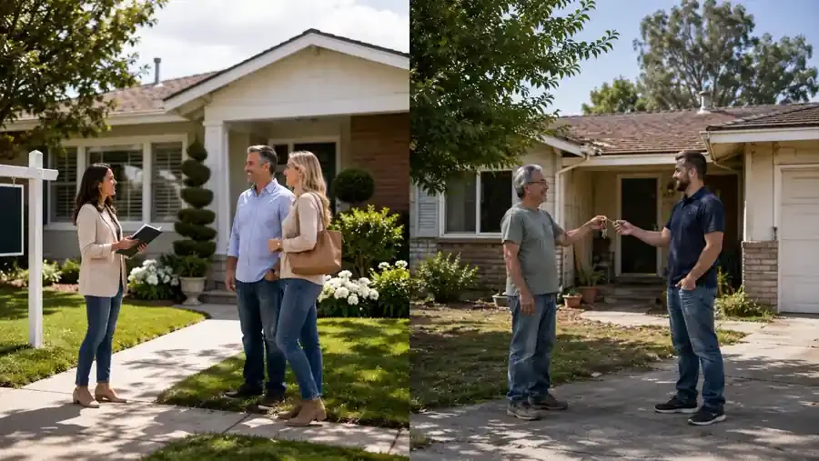 Sacramento cash home buyer compared with selling a house through a real estate agent.