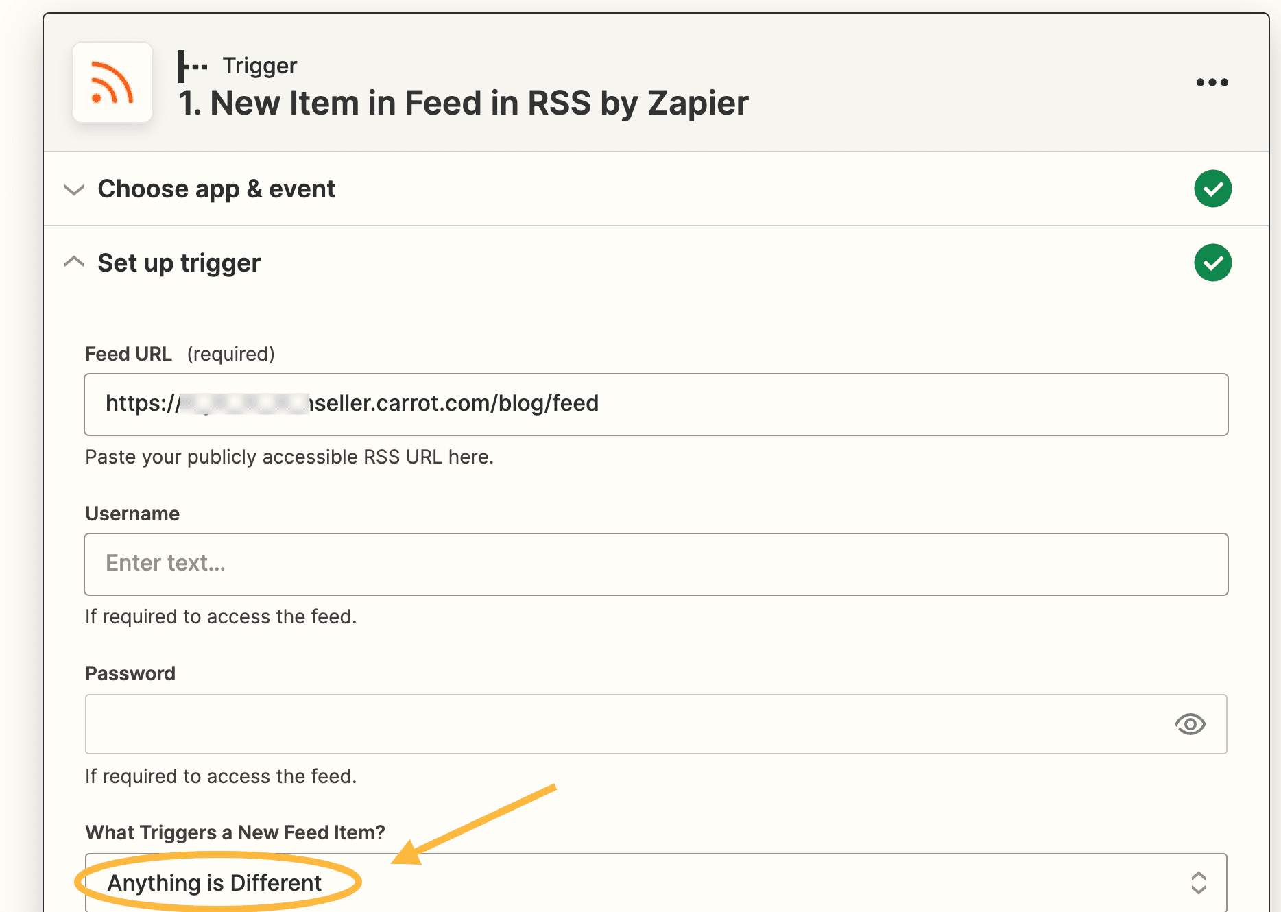 add site feed url