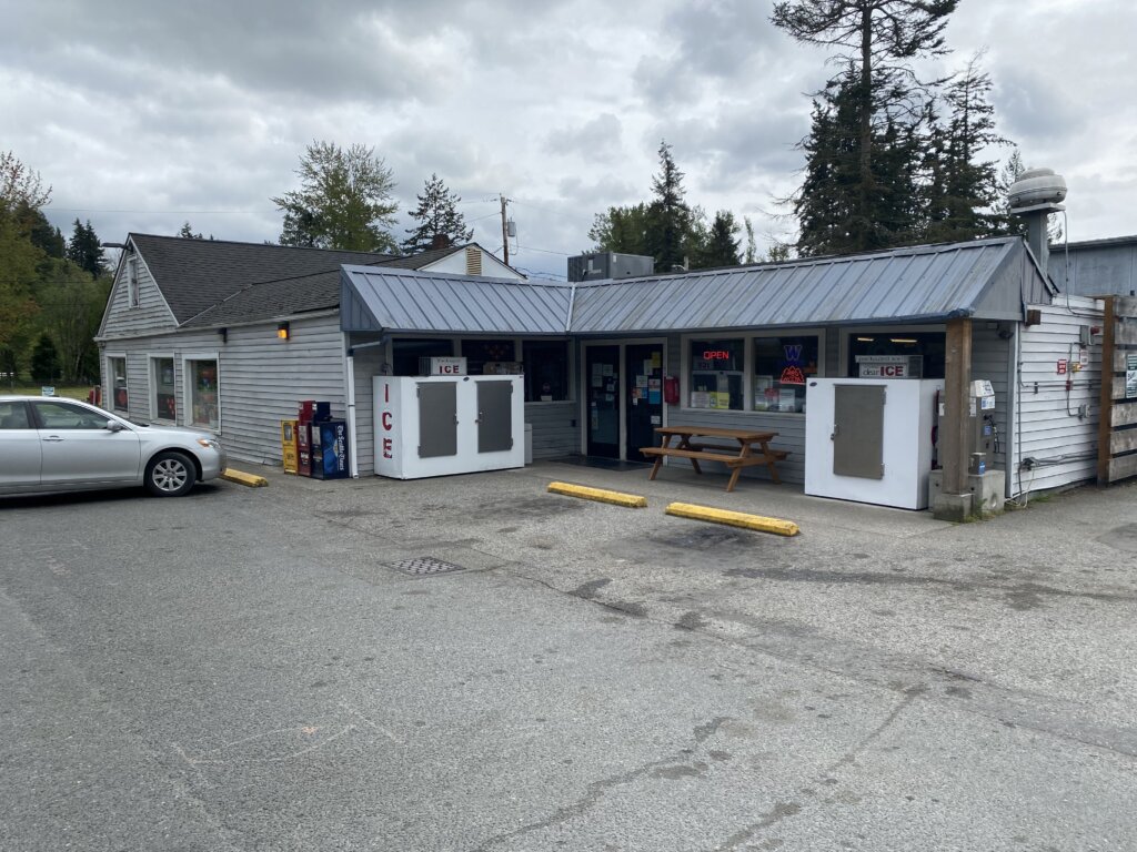 Front view of the Lake Goodwin Store