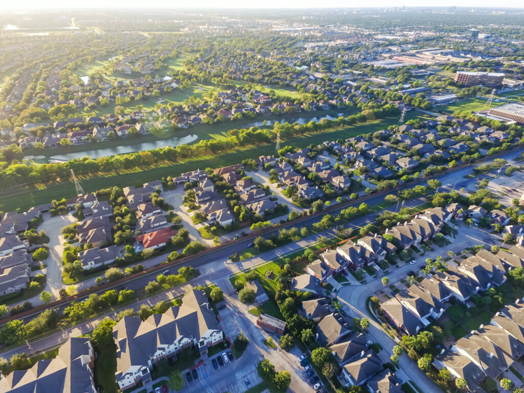 a Houston Texas neighborhood