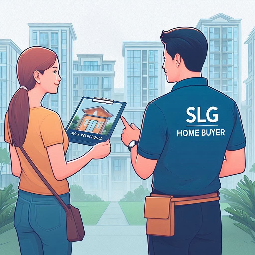 women selling her condo to slg home buyer