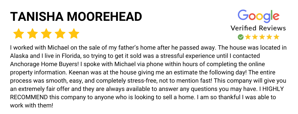 sell my House for cash Anchorage Alaska