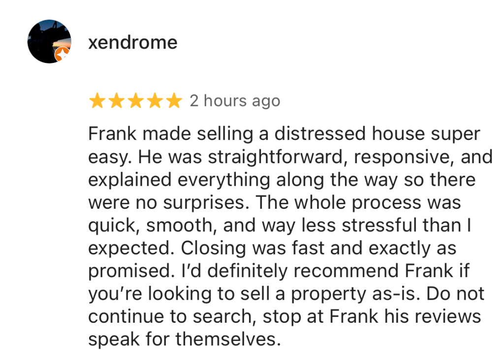 Sell my house fast in Casselberry FL. Frank Jr. Buys Houses