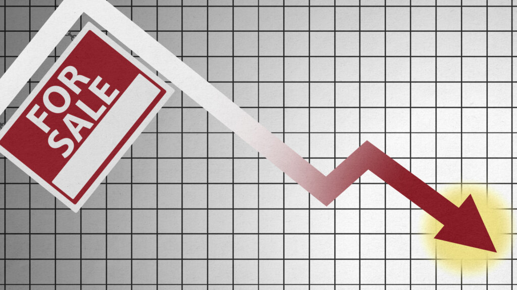 housing prices down 