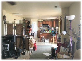 Inside of a house bought by Gem State Cash Offer