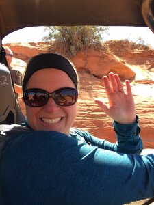 Melissa Ballman enjoying time in Sand Hollow Utah