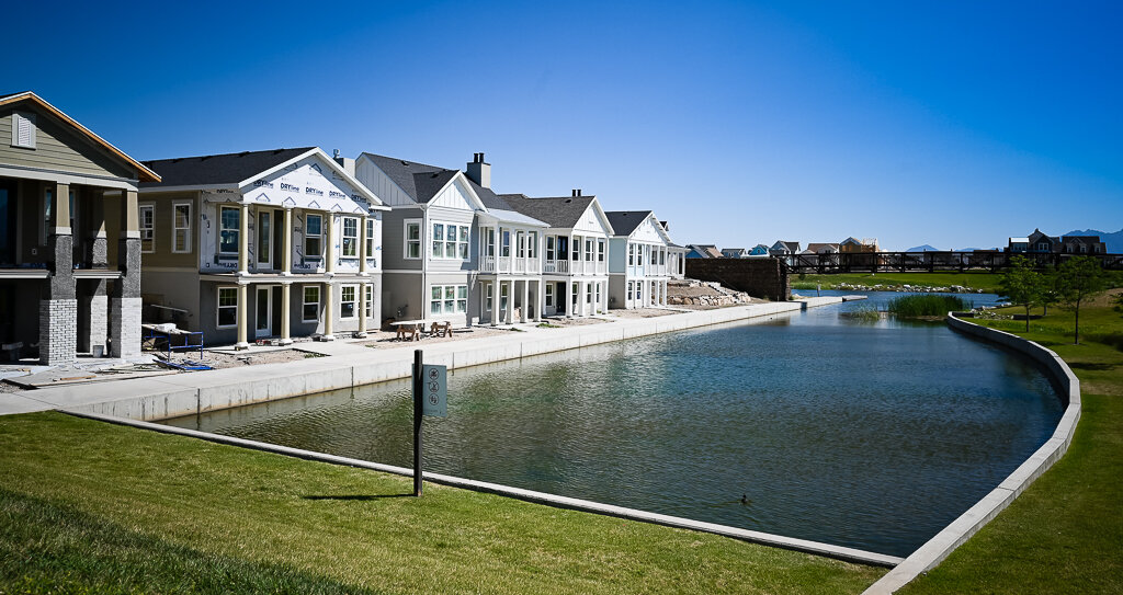 Waterfront homes in Daybreak