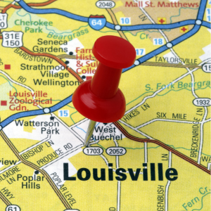 Neighborhood Map of Louisville, KY