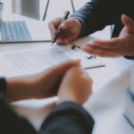 signing legal paperwork