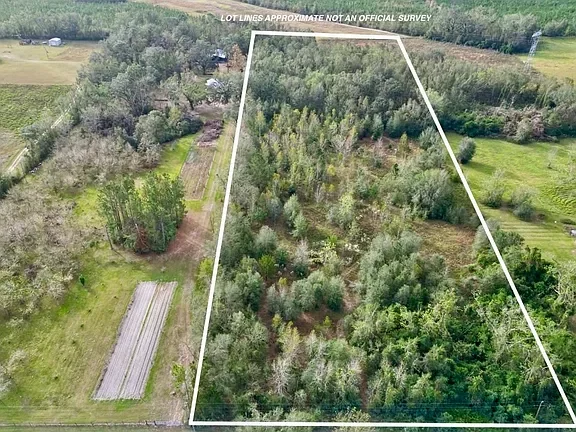 Ariel View of land for sale