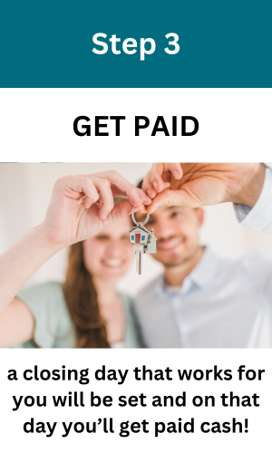 Step 3 to get a cash offer for your home