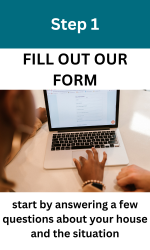 step 1 to get a cash offer for your home