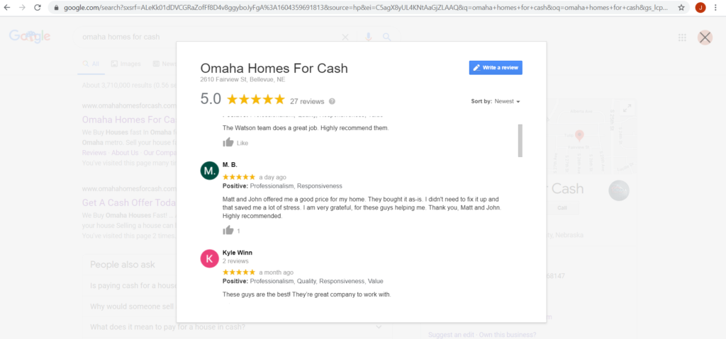 companies that buy houses omaha reviews