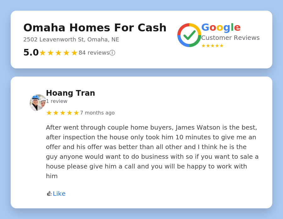 Sell my house fast omaha