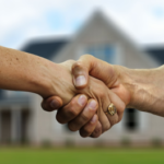 Handshake on House Sale