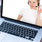 Laptop Zoom Call