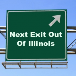 Exit out of Illinois